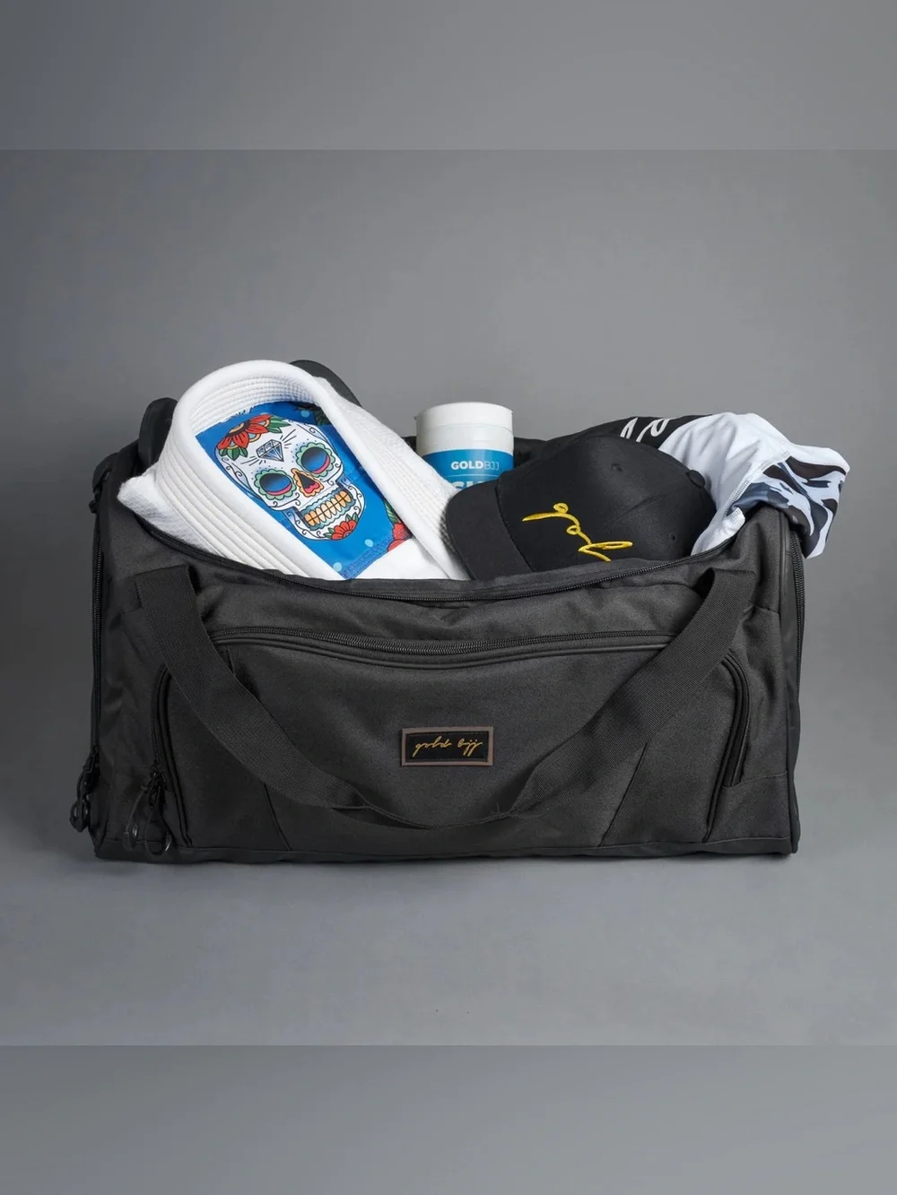 Gold BJJ Randori Black Men’s Duffle Bag
